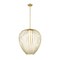 Z-Lite Savanti Pendant, 1-Light, 22 In.W x 25.5 In.H, Modern Gold/White Opal 7507-22MGLD - alternate 6